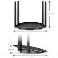 WAVLINK AC1200 Dual Band 5 GHz + 2.4 GHz WiFi Router, Wireless Internet Router for Home and Gaming with WAN/LAN Gigabit Ethernet Ports, 4 x 5 dBi High-Gain Antennas, Supports Router / AP / WISP Mode. 