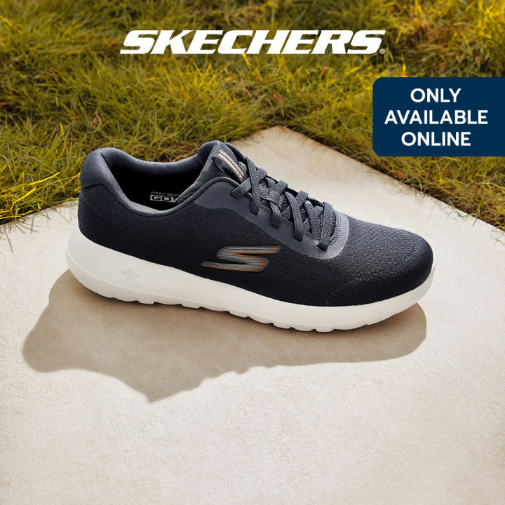 Skechers Online Exclusive Men GOwalk Max Midshore Walking Shoes 216281 NVOR Air Cooled Goga Mat Lazada Singapore