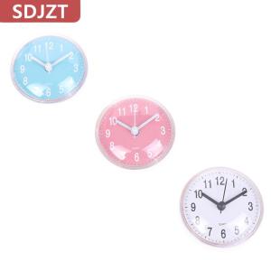[COD] SDJZT นาฬิกาควอทซ์ดูดติดผนังขนาดเล็กกันน้ำกันหมอกสำหรับห้องน้ำห้องครัว