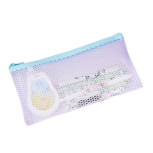 Big Capacity Pencil Case Nylon Mesh Pen Bag Water Resistant Pencil Pouches For School Office Supplies 22.5x12cm