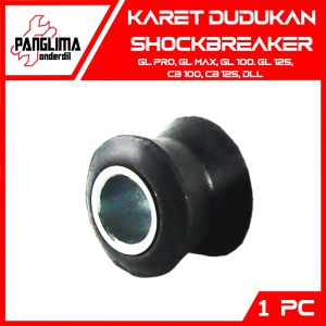 Karet Dudukan Lengkap GL Pro-Max-100-125 & CB 100 & Mega Pro Lama-New Primus & Tiger Old-Revo & Verza & Thunder 125-250 & Neotech Bosh-Bos Pangkon Shockbreaker-Shock-Shok Breaker Belakang