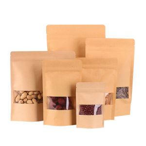 Harga Grosir - Paper Standing Pouch Makanan / Kemasan Kantong Snack Ziplock