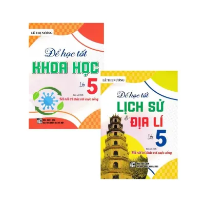Sách - Để Học Tốt Khoa Học + Lịch Sử Và Địa Lí Lớp 5 - Bám Sát SGK Kết Nối Tri Thức Với Cuộc Sống - Hồng Ân