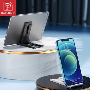 OATSBASF Card Phone Holder Foldable Portable Mini Simple Desktop Small Travel Support Stand Ultra-thin Light Lazy Phone Plastic Holder