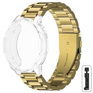 Dây đeo kim loại chất lượng cao+ốp bảo vệ silicon cho Huawei Watch GT Runner 2