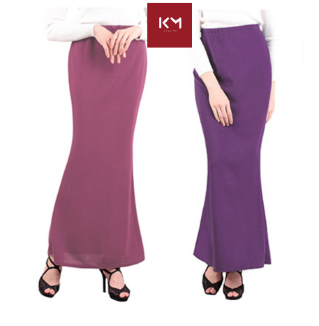 Skirt Duyung Klasik Muslimah Bregetah Women Long Mermaid Skirt