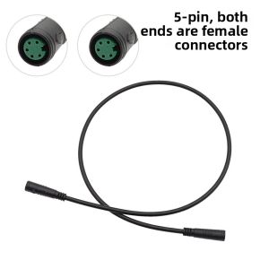 BG9T with 51cm Extension Cable Waterproof Connection Wires Rubber M8 Ebike Cable Wires High Quality E-Bike Display Male/Female Connector Electric Bicycles Accessories