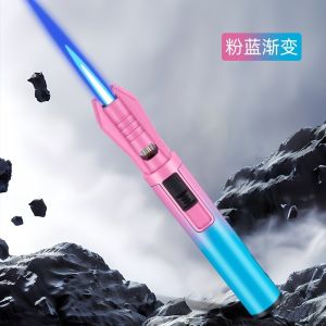 Windproof Butane Mini Jet Torch Lighter | Blue Flame Refillable | Perfect for Candles BBQ Camping & Outdoor Use