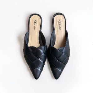 Sandal Sepatu Wanita Terbaru/ Sendal Karet Slip-on Cewek Kekinian/ Balet HYS C221- Jelly Import