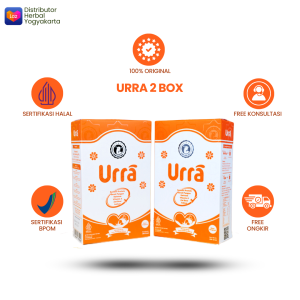 URRA Asli Original - Susu Kambing Saanen Untuk Penambah Berat Badan & Tinggi Badan Anak - 2 Box