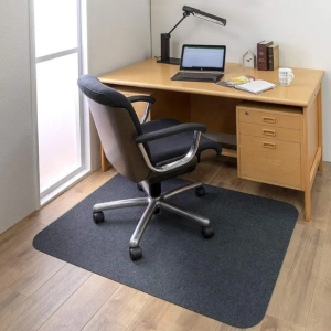 Elegant Anti-Slip Desk Mat for Office Chair Protection - Durable PVC Cushion Pad