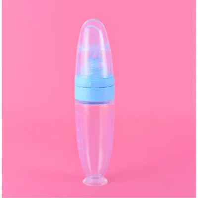 Baby Food Feeder Silicone Baby Food Dispensing Spoon Squeeze Feeding Spoons for Kids Toddlers