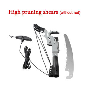 Gbest 5.5/6.5/7.5M Sk5 Scissors Multi-Purpose Telescopic Rod Prunning Shears + High Altitude Pruning Saw  Tall Tree Pruner Trimmer Branch Cutter With Long Handle Garden Tool Prune Scissor With Pole Outdoor Secateurs Branches Prunning Shear Gardening