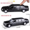Xe mô hình ô tô Cadillac Presidential limousine tỉ lệ 1:32 bằng sắt xe mở được cửa có âm thanh và đèn. 