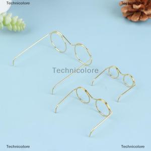 [COD] Technicolore 5/10Pcs Fashion Round Frame Lensless Retro Cool Doll Glasses For 9/25/30cm Doll