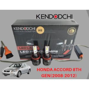 🔥READY STOCK🔥KENDODCHI 2Pcs H8 LED Car Headlight FOR HONDA ACCORD 8TH GEN(2008-2012) product by Malaysia