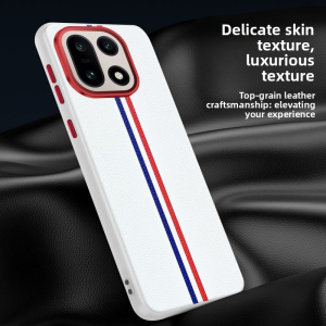 For OnePlus 15 Case Luxury PU Leather Skin Cool track Protective Back Cover Case For OnePlus 15 13 13T 13R 13S Phone Shell