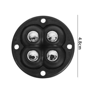 Universal Wheel Base Paste Furniture Coffee Table Free of Punching Multi-ball Moving Pulley Load-bearing Rotating Household Hardware