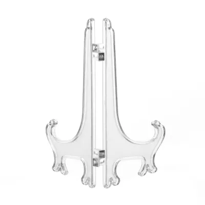 HIONE 5/7/9 Inch Display Easel Stand Plate Bowl Picture Photo Frame Pedestal Holder COD