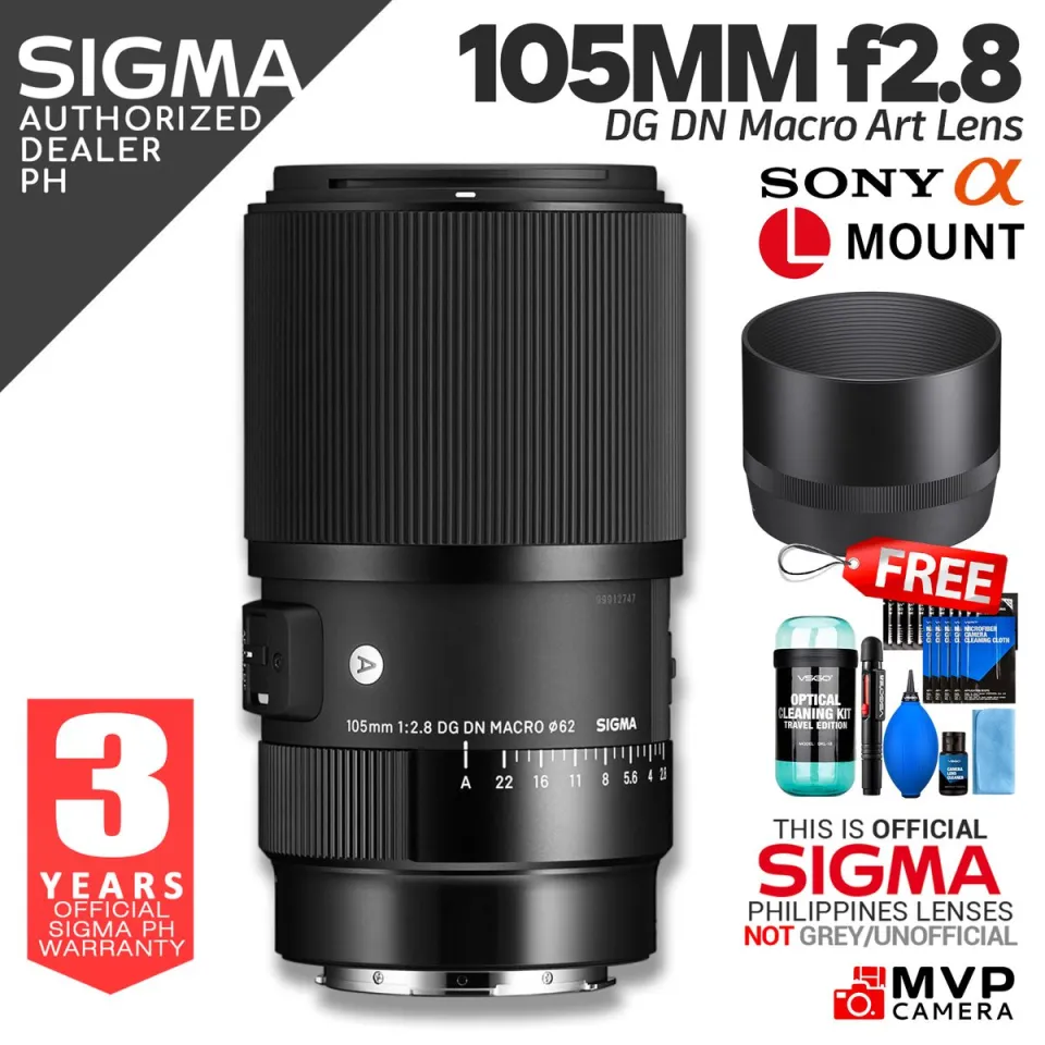 OFFICIAL 3YR] SIGMA 105mm DG DN Macro Art Lens FE E-Mount L