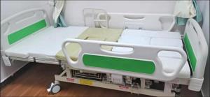 Multifunctional Nursing Bed for Elderly Adjustable Hospital Bed w/ Toilet Hole Electric Lift Bed