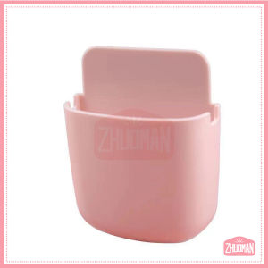 ที่วางรีโมท กล่องเก็บรีโมทคอนโทรล ที่ใส่รีโมท กล่องรีโมท มีช่องด้านล่างสำหรับชาร์จแบตมือถือวัสดุ