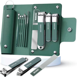 Bộ Bấm Móng Tay 10 Món Cao Cấp Chất Liệu Thép Không Gỉ Đa Năng Chăm Sóc Móng Tay Chân Hoàn Thiện. Vuadienmay