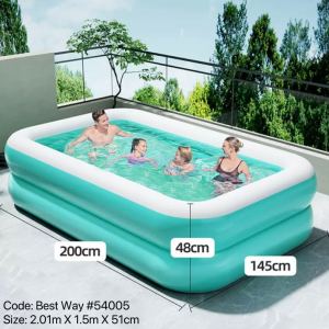 Swimming pool big size for family Bestway swimming pool for kids inflatable rectangular pump home water toys swimming pool cover inflatable swimming pool electric air pump swimming attire for kids swimming pool for adult Bestway swimming pool family size