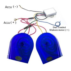 KLAKSON GEMA / ECHO 8 SUARA UNTUK MOTOR DAN MOBIL 12 VOLT