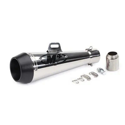 51MM Motorcycle Exhaust Pipe Escape GP Moto Pot Muffler Slip on For Scooter Motocross Dirt Bike Moto 300cc 600cc 1000cc