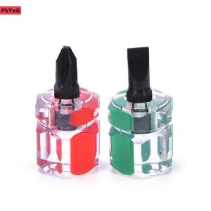 [LIXIAOJU] 2pcs Mini Screwdriver Mini Screw Driver Short Small Split Repair Tools Kit Set