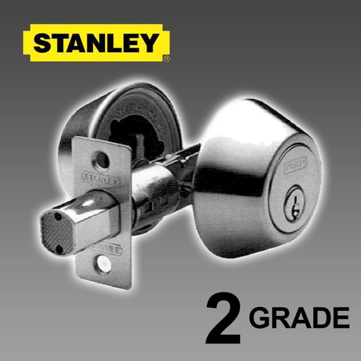 Stanley Deadbolt Double Cylinder Double Lock Grade 2 Heavy Duty