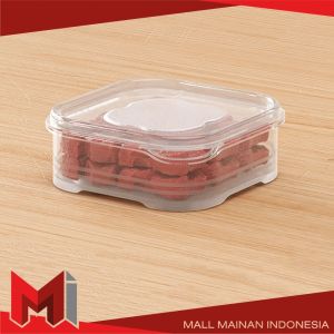 MallMainan-C1142 Kotak Penyimpanan Makanan Kulkas 350ML Wadah Ikan Daging Bahan Makanan Bpa Free