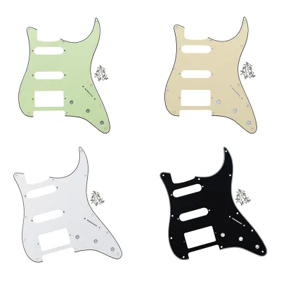 11-Hole HSS Guitar Pickguard 3Ply PVC +Screws for American SSH Electric Guitar Parts Scratch Plate Replacement Parts