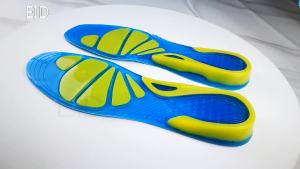 EiD ซิลิคอนเจล Insoles สำหรับฟุต P Lantar F Asciitis ส้นเดือยวิ่งกีฬา Insoles การดูดซึม Shock แผ่นโค้งกระดูกพื้นรองเท้า