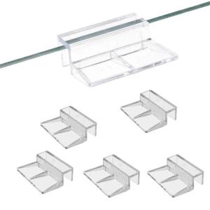 8 miếng không khung hồ cá Nắp Clip dễ dàng cài đặt Acrylic hỗ trợ cho fishtanks hồ cá Bìa chủ khung