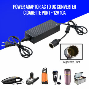 Adaptor Lighter Converter 220V Ac to Dc 12v Socket Power Mobil 10A 5A
