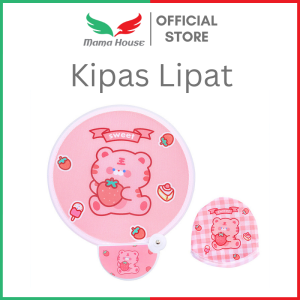 [MH] Kipas Tangan Portable Lipat Karakter Mini