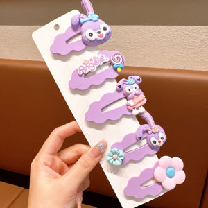 Gratis Ongkir - Jepit Rambut Anak Set 5 Pcs In 1 / Jepitan Rambut Anak Motif Lucu / Set Jepit Rambut