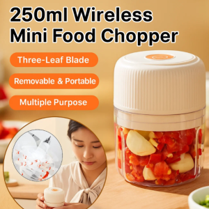 🧄Japanese Garlic Paste Artifact Electric Garlic Pounder Household Wireless Garlic Crusher Garlic Minced Seasoning Crusher Garlic Paste无线电动辅食蒜泥器