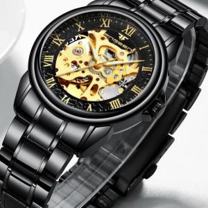 STALIO Jam Tangan Pria Otomatis Terbaru-Jam Tangan Pria FNGEEN Otomatis Stainless Steel Rantai dan Gesper/Jam Tangan Pria Tahan Air/Bahan Stainless Steel Jam Tangan Mewah Terbaru/Jam Tangan Import Berkualitas/Bisa Bayar Ditempat COD JF22