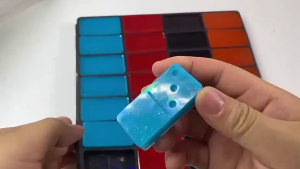 กาวยิปซั่มสามมิติแบบ Diy แม่พิมพ์จี้ซิลิโคนประดับโดมิโน