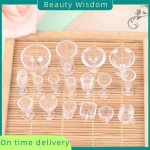 Beauty Wisdom 17pcs/lot plate cup dish bowl tableware set Dollhouse Miniature Toy Doll Food