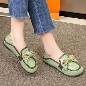 Ielgy mới Slip-on slip-on Giày Beanie được thoải mái và linh hoạt Giày lười Phụ nữ PU