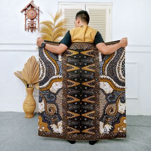 sarung batik gus iqdam santri laki laki 2023 sarung pria dewasa batik pekalongan motif cokro ningrat biru
