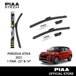 PIAA Si-Tech Silicone Wiper For Perodua Ativa (22" & 14")