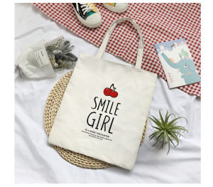 Black and White Student Tuition Bag Beg Tuisyen Sekolah Canvas School Bags Murah Large Capacity Casual Tote Begs
