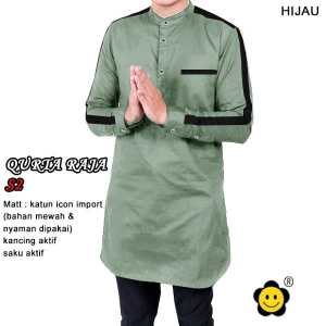 CF KOKO RAJA PROMO ( SMLXLXXL 3XL 6 Warna ) Pakaian Kemeja Lengan Panjang Baju Muslim Koko Kurta Pakistan Pria Jumbo Model Terbaru PREMIUM PROMO