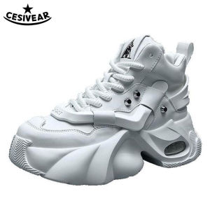 【CESIVEAR】Mùa thu năm 2025 thời trang cao cấp mới đệm không khí hấp thụ sốc giày thể thao thở giày nam thanh niên sinh viên dày và đa năng