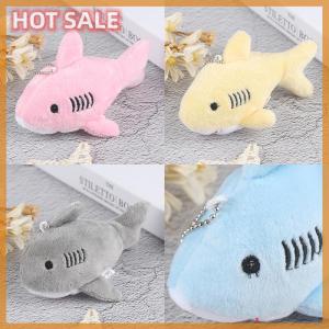 🔥🔥🔥dingdaocunz 12CM key chain gift shark plush stuffed toy doll mini pendant plush toys